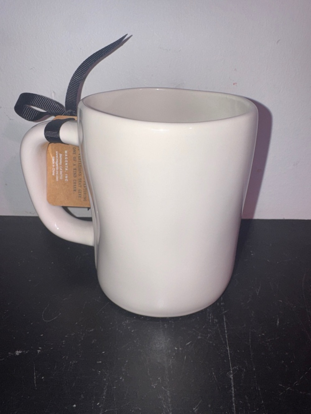 Rae Dunn Pink Rooster Mug with 'cluck' Script - Picture 2 of 4